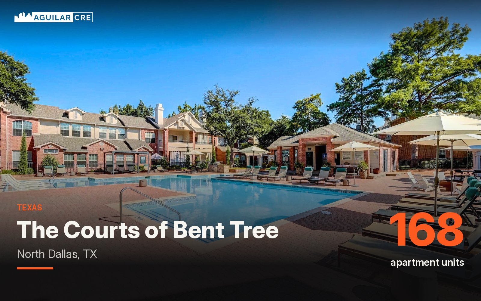The Courts of Bent Tree, 168 units
